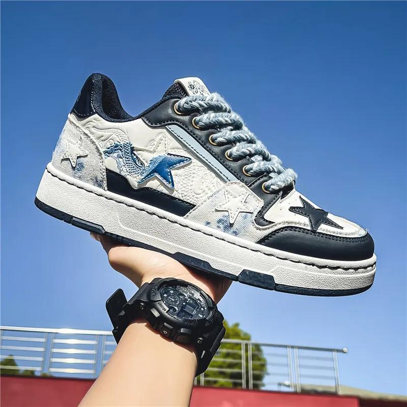 Скейтборд мужские кроссовки нескользящие мокасины повседневные кроссовки спортивная и досуговая обувь для мужчин спортивная обувь на платформе износостойкая