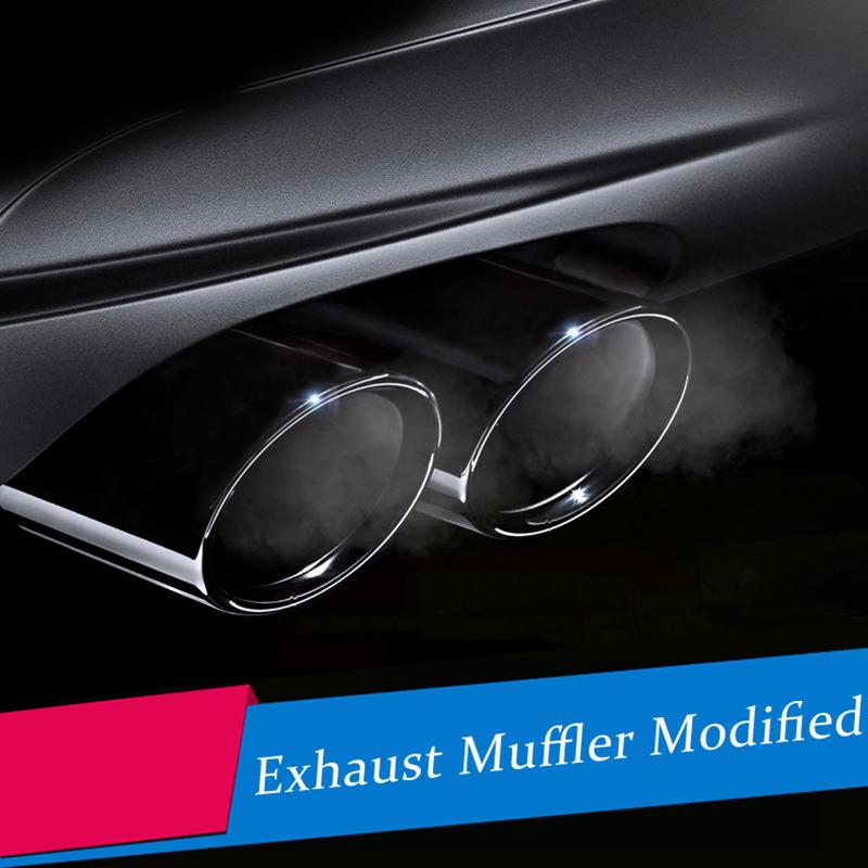 Для BMW 1 2 3 4 5 Серии X1 3GT F20 F22 F30 F32 F34 F36 F10 F48 Авто-стайлинг Нержавеющая сталь Насадки на глушитель выхлопных труб автомобиля
