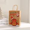 10Pcs Reusable Christmas Gift Bag Thickened Tote Bag Eco-friendly Gift Packaging Bags  Grocery Store