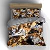 Horse heads pattern Bedding Duvet cover sets Duvet covers Pillowcases gifts (1 * Duvet Cover 2 * Pillowcases, without duvet insert)
