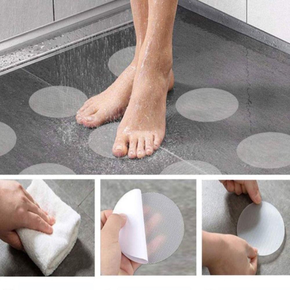 6pcs/set Non-Slip Shower Sticker Safety Mat Sticker Anti Slip Strips Stickers Bathtub Safety Strip