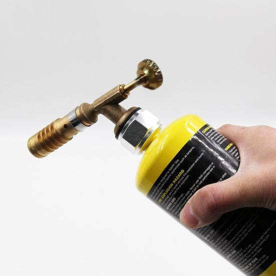 Переключатель контроля пламени MAPP, газовая сварочная горелка, стабильные сварочные инструменты, самовоспламеняющаяся газовая горелка с резьбовым отверстием для высокотемпературного нагрева