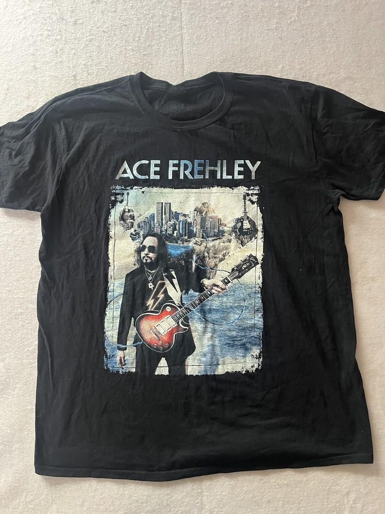 Rare Hot Ace Frehley 2017 Tour Gift Faor Fans Black S5XL Shirt BB389 Unisex T-Shirt