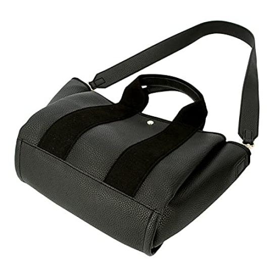 tape tote bag with wide shoulder strap 2-way