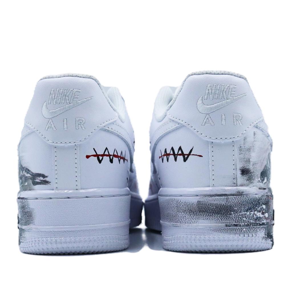 Nike Air Force 1 Bleach Returns Wear resistant And Lightweight Low top Skateboard Shoes Unisex White CW2288-111(Team779-)