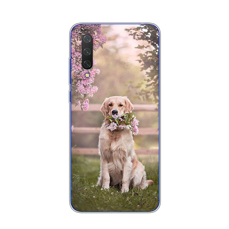 Милый прозрачный чехол с изображением золотистого ретривера для Xiaomi Mi Note 11 11T 11i 10i 10T 10 9 9T SE 8 Lite Pro Ultra, чехол для телефона