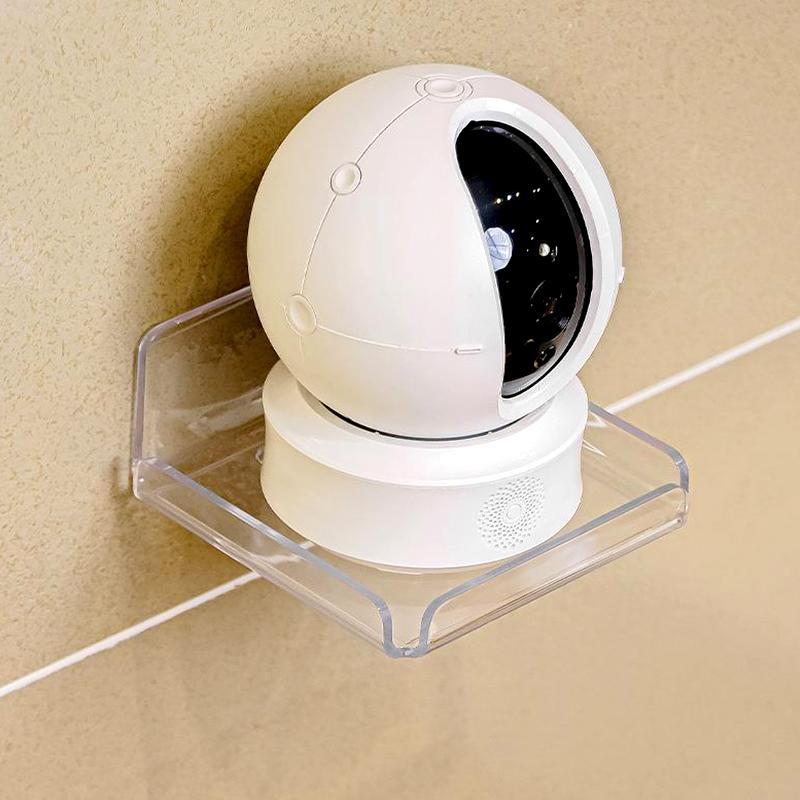 1PC Router Projector Multi-function Plastic Organizer Surveillance Bracket Hole-Free Wifi Rack Wall Mounted Storage Holder