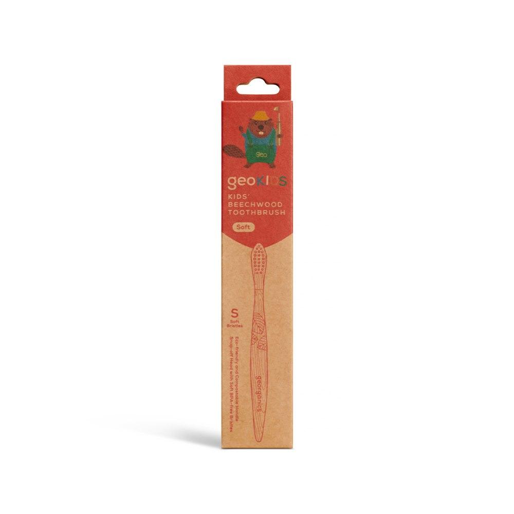 Georganics Beechwood Soft Eco-Friendly Toothbrush for Children
