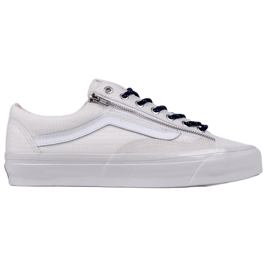 Vans Old Skool 36 Premium Zip Удобная посадка Обувь для скейтбординга Унисекс Кроссовки Белые VN000DAAEZY