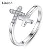Классическое кольцо Lindon из медного сплава с цирконием, женские ювелирные изделия, свадебный подарок для вечеринки