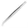 1Pc Stainless Steel Curved College Tweezers Silver Sewing Machine Tweezers  Garden Home