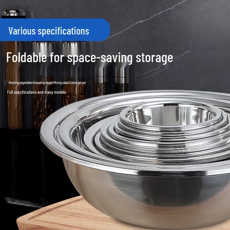 304 Stainless Steel Deep Mixing and Washing Basin