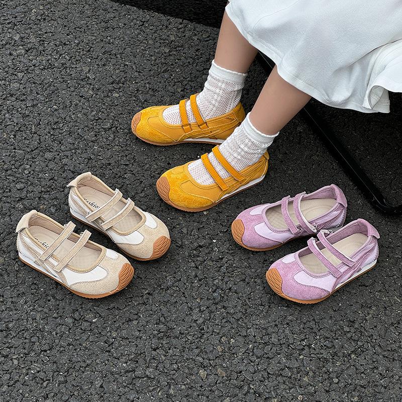 Classmate Summer Shallow Mouth Shoes 2025 New Children's Sports Shoes Girls Moral Training Shoes Breathable Little Girl Princess Shoes