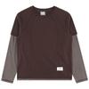 New Balance Полосатая многослойная футболка Nbndg2w322 85