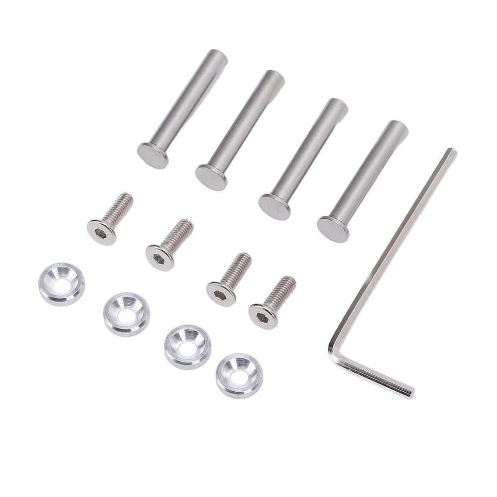 Винты для корпуса компьютера, вентилятора, CPU, крепления вентилятора охлаждения ПК, набор из нержавеющей стали с шайбами, анодирование цвета