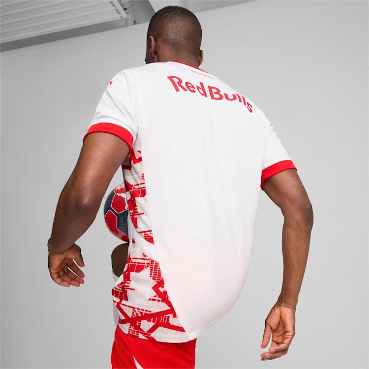 Puma ФК Ред Булл 24/25 Реплика Домашняя футболка 'Бело-оранжевая' Мужская 776429-01