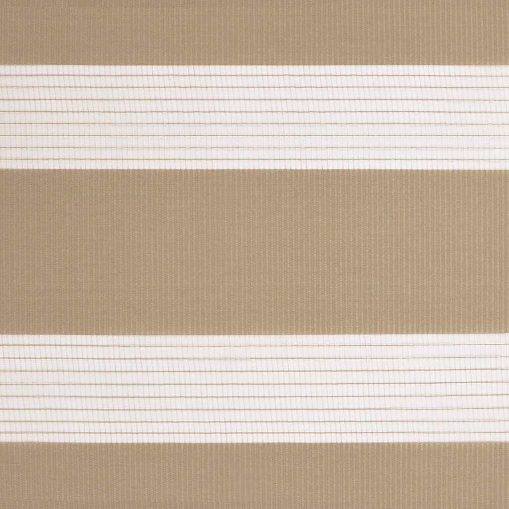 Double Zebra Blind Sand Brown 110 x 150 cm Fabric Width 105.9 cm Polyester