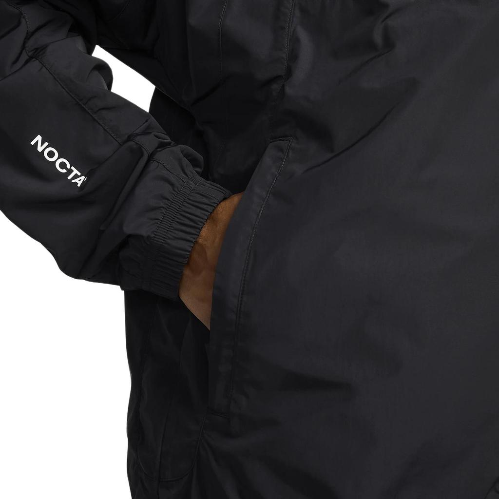 Nike X Nocta SS24 Повседневная спортивная куртка с воротником с логотипом с длинным рукавом Куртка унисекс Черный Белый FN7667-010