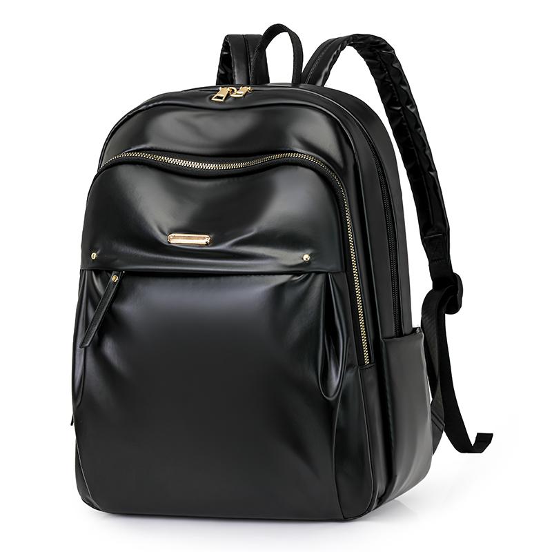 Рюкзак мужской и женский легкий рюкзак для путешествий большой емкости ПУ школьный рюкзак