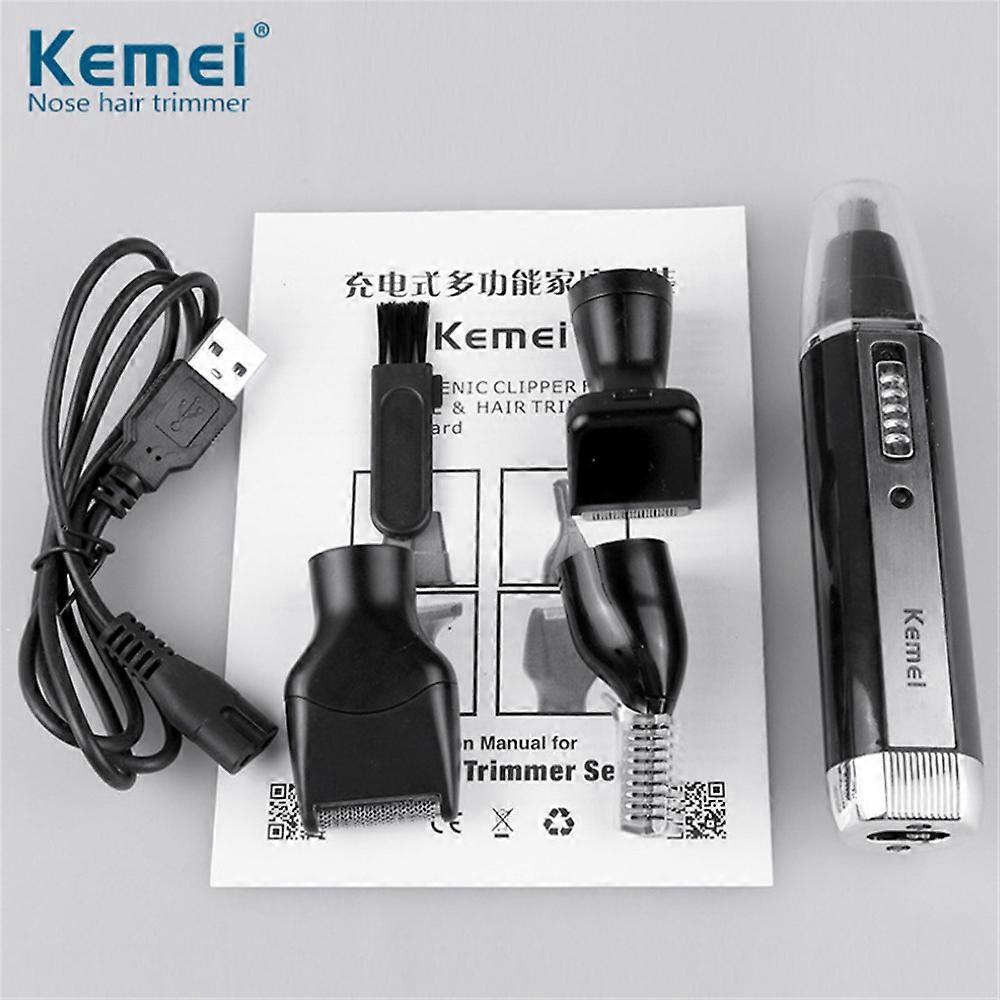 Kemei Electric Nose Hair Trimmer Mens Professional Facial Ear Beard Trimmer