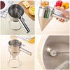 600ML 1200ML Oil Bucket With Holder Stainless Steel Funnel Dispenser Cupcake Pancake Batter Octopus Ball Kitchen Baking Tools