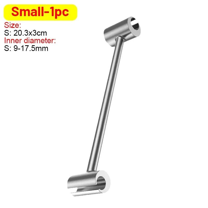 Double Head Hinge Gap Adjusting Tool Labor Saving Repair Wrench for Door Cabinet Furniture Home Use with Round Bolt Hand Tools
