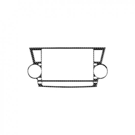 Для Toyota Highlander Накладка на систему навигации интерьера из углеродного волокна 1 шт.