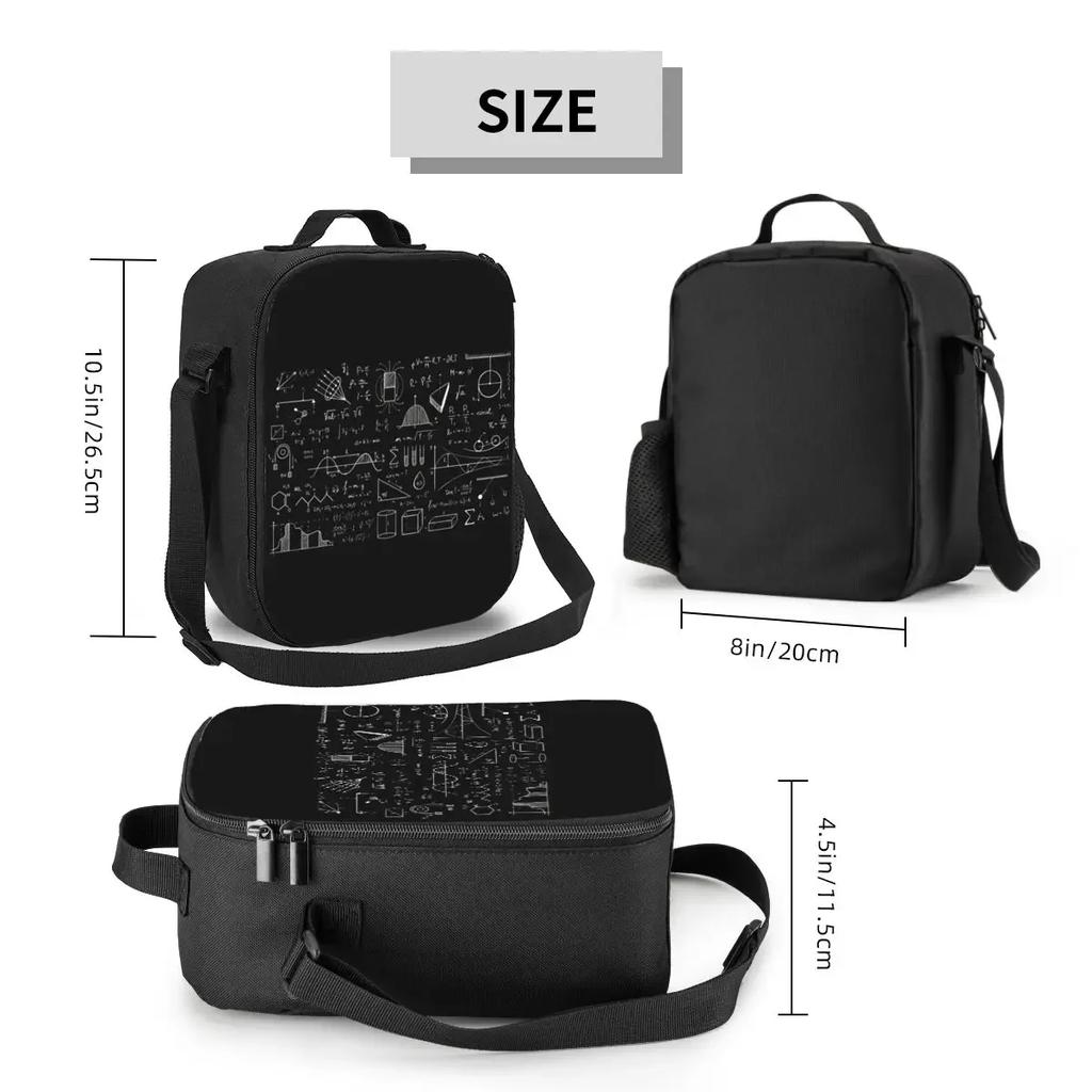 Математика Наука Физика Термоизолированные Ланч-Бэги Лабораторные Технологии Многоразовый Ланч-Контейнер Для Хранения Bento Food Box