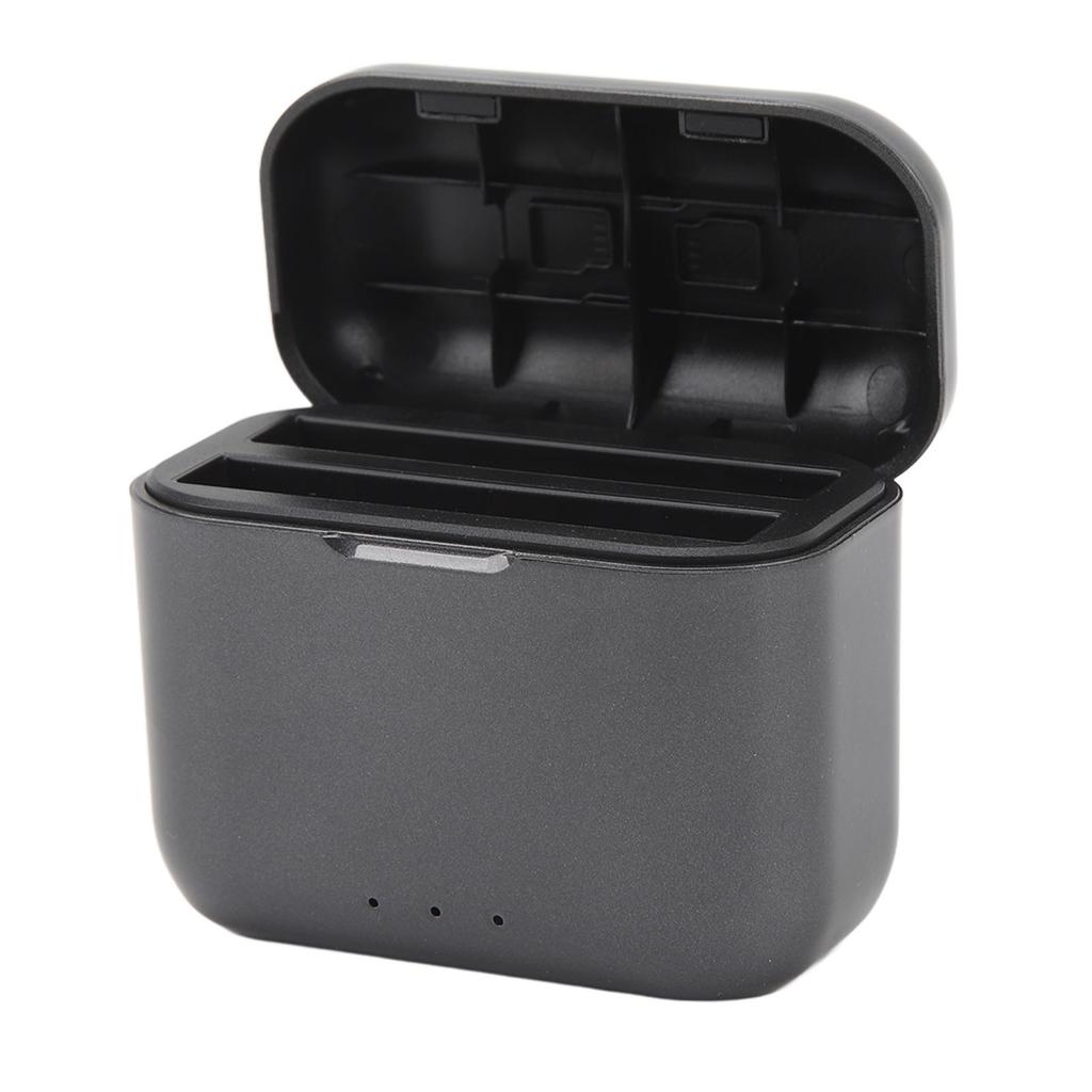 AX11 Battery Charging Hub Fast Quick Charging Station Portable 2 Channel Type C Cable Storage Carrying Case Box with