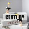 3D-печатная статуэтка-игрушка страуса Милый и реалистичный модель животного страуса Детская игрушка Креативное настольное украшение Забавный подарок