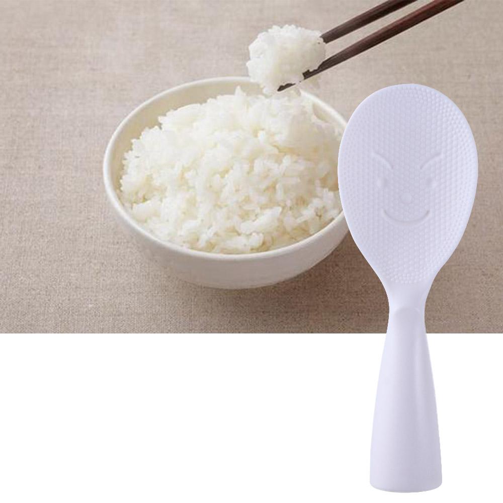 Dinnerware Stand-up Non-Stick Smiling Face Spatula Serving Spoons Rice Paddle Rice Scooper