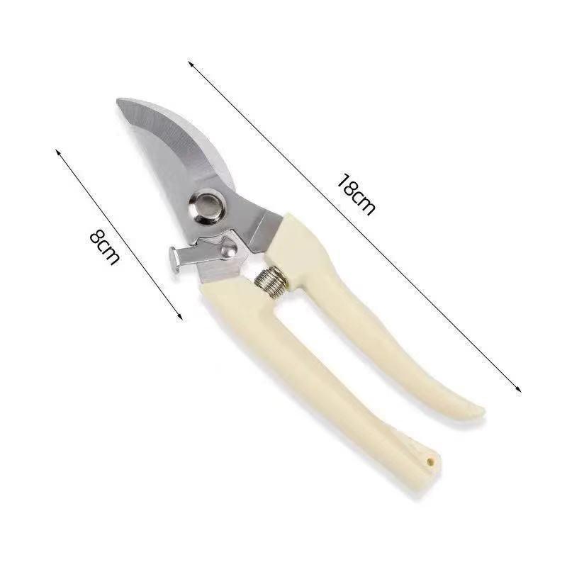 Stainless Steel Garden Pruning Shears Gardening Multi-functional Fruit Shears Fruit Picking Shears Garden Scissors Outdoor