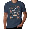 Australian Kelpie Pattern TShirt Big and Tall Loose Fit TShirt