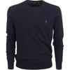 Polo FW21 Logo Embroidered Crewneck Sweater Men Sweater Dark-Blue 710684957-001