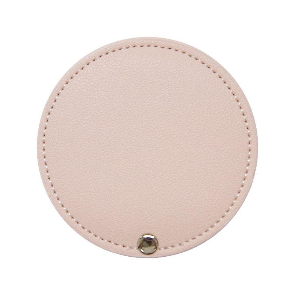 PU Leather Women Girls Cosmetic Mirror Makeup Mirror Compact Pocket Mirror Travel Accessories