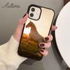 Чехол для телефона «Красивые лошади и закат» для iPhone 11 12 13 14 Pro Max mini XR XS SE 2020 7 8 Plus Samsung Galaxy S21 S22