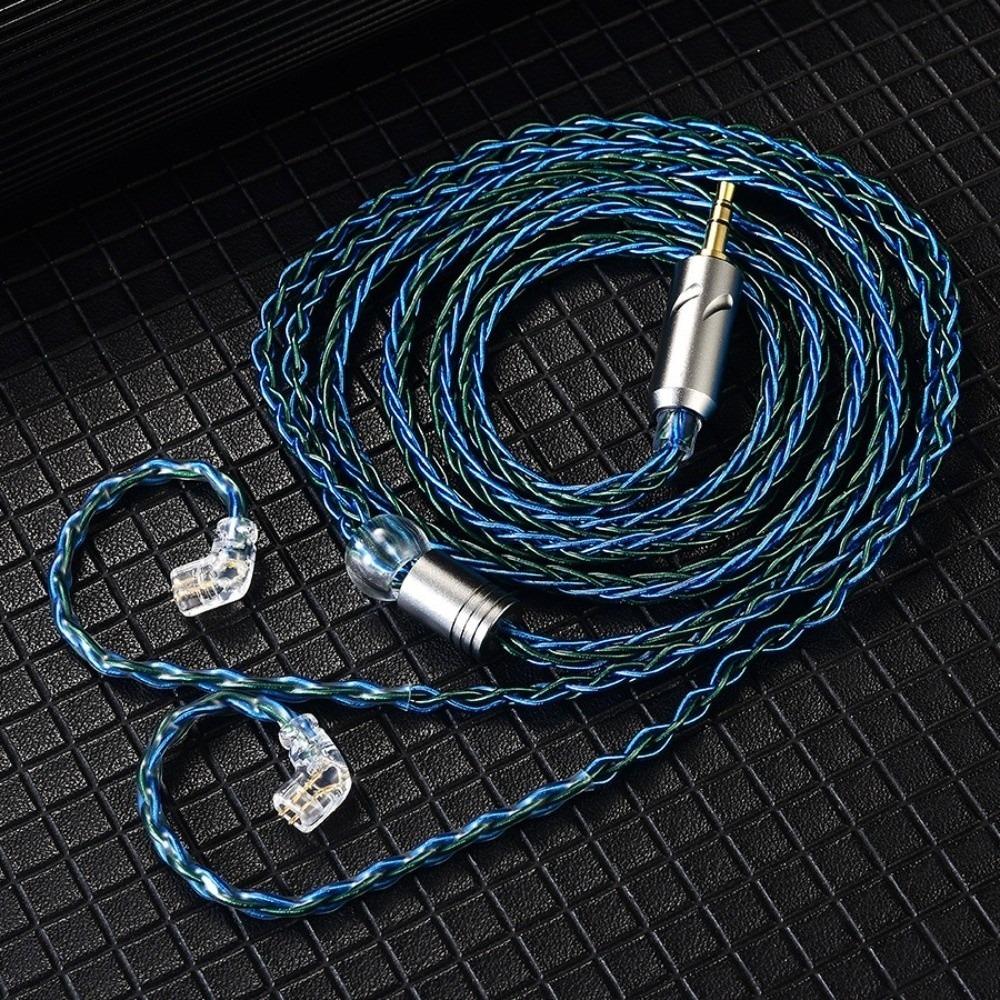 8-Strand QKZ T1 Headphone Upgrade Cord 2Pin KZ Earphone Replacement Cable Music Enthusiasts