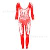 Underwear Stockings Lace Perspective Jacquard Net Socks Neck Lace Long-sleeved One-piece Stockings