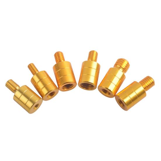 Соединитель головки рыболовного подсака 6/8/10/12 мм, быстросъемный винт, адаптер для стержня подсака, металлический переходник, рыболовные принадлежности