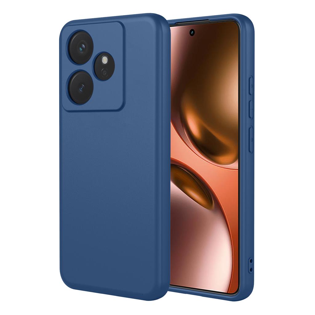 Гибкий чехол из жидкого силикона для Realme GT 7 GT 7T 5G GT7 Защитная крышка Оболочка из ТПУ Fundas Coque Capa