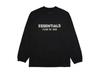 FEAR OF GOD Essentials Футболка с длинным рукавом Черная