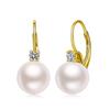 Zircon Imitation Pearl Earrings For Women, Fashionable And Elegant Temperament Earrings, Daily Matching Exquisite Jewelry