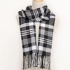 180*35cm Women Winter Unisex Tassel Color Lattice Cashmere Scarves Autumn Long Couple Thinker Warm Female Shawl  Men