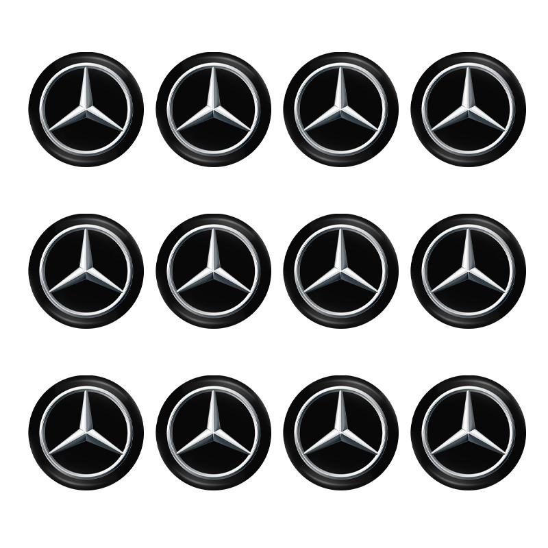 VFO1   2/5/10Pcs Car styling Lock Keyhole Stickers Decoration Protection For Mercedes Benz AMG W205 C300 W203 W206 W108 W124 W126 GLA.