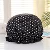 Shower Hat Elastic Multifunctional Thickened Reusable Comfortable Waterproof Double Layer Soft Large Brim Bath Cap Household Supplies