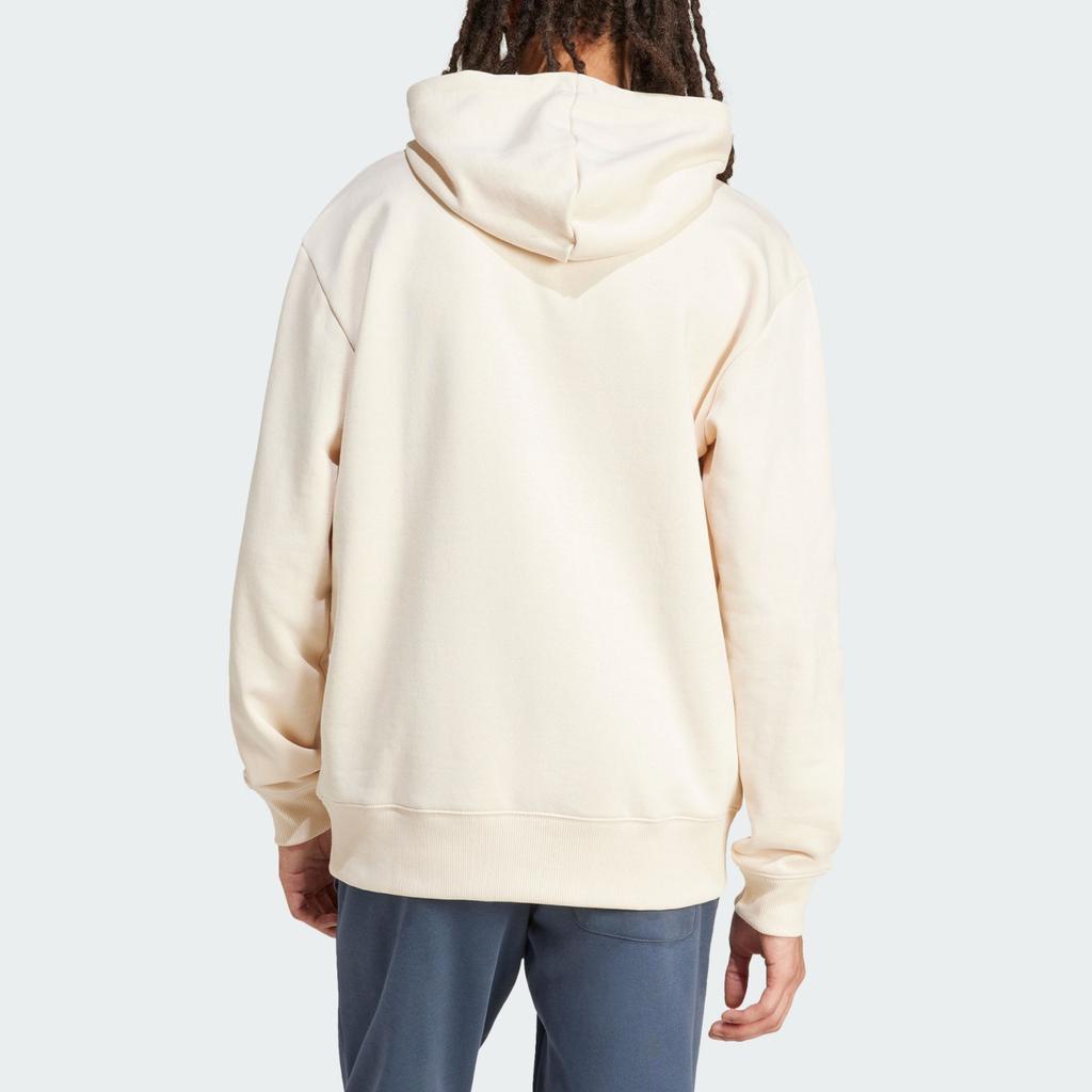 Adidas Сезонная толстовка с капюшоном цвета экрю для мужчин в уличном стиле IT4175