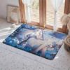 Anime Frieren: Beyond Journey's End Floor Mat Eco  Flannel Doormat Non Slip Odorless Indoor Floor Rug Soft Short Plush Home Mat