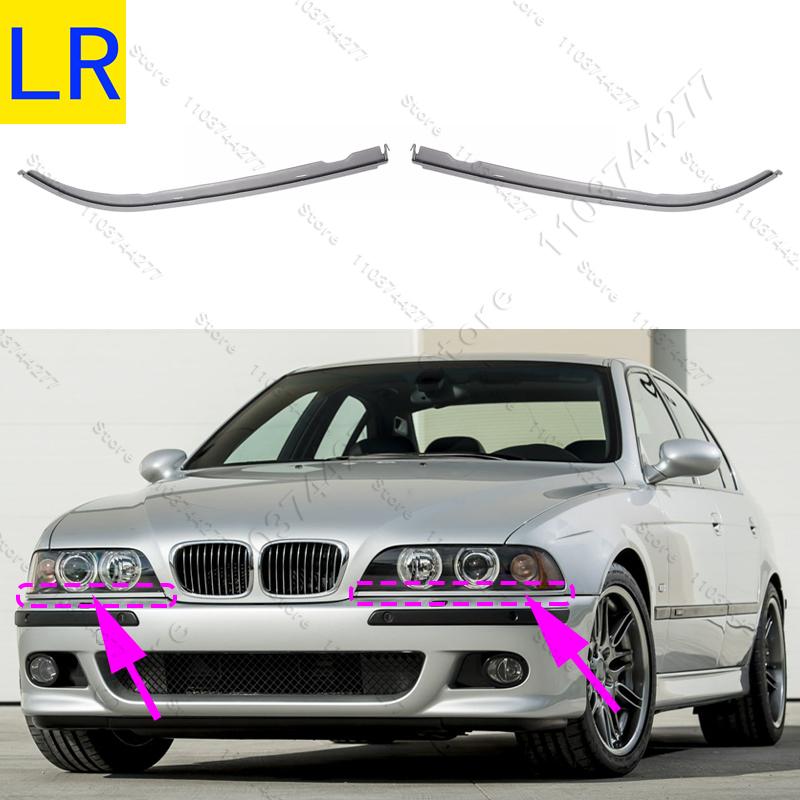 Для 1996-2003 Chass E39 BMW 525i 528i 530i 540i 540iP M5 Отделка нижней молдинговой накладки фары 5113809 5113810