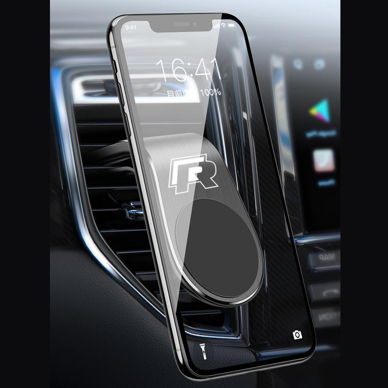 For VW New Car Air Vent Clip Mount Metal Magnetic Car Phone Holder Stand GPS Display for Volkswagen GOLF 5 Polo Golf 6 Golf 7