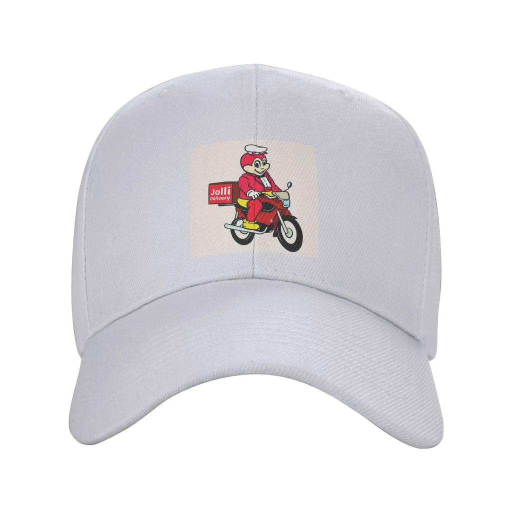 JOLLIBEE DELIVERY FILIPINO FOOD POCKET TEE Baseball Caps Snapback Baseball Hats Breathable Casual Casquette Outdoor Unisex